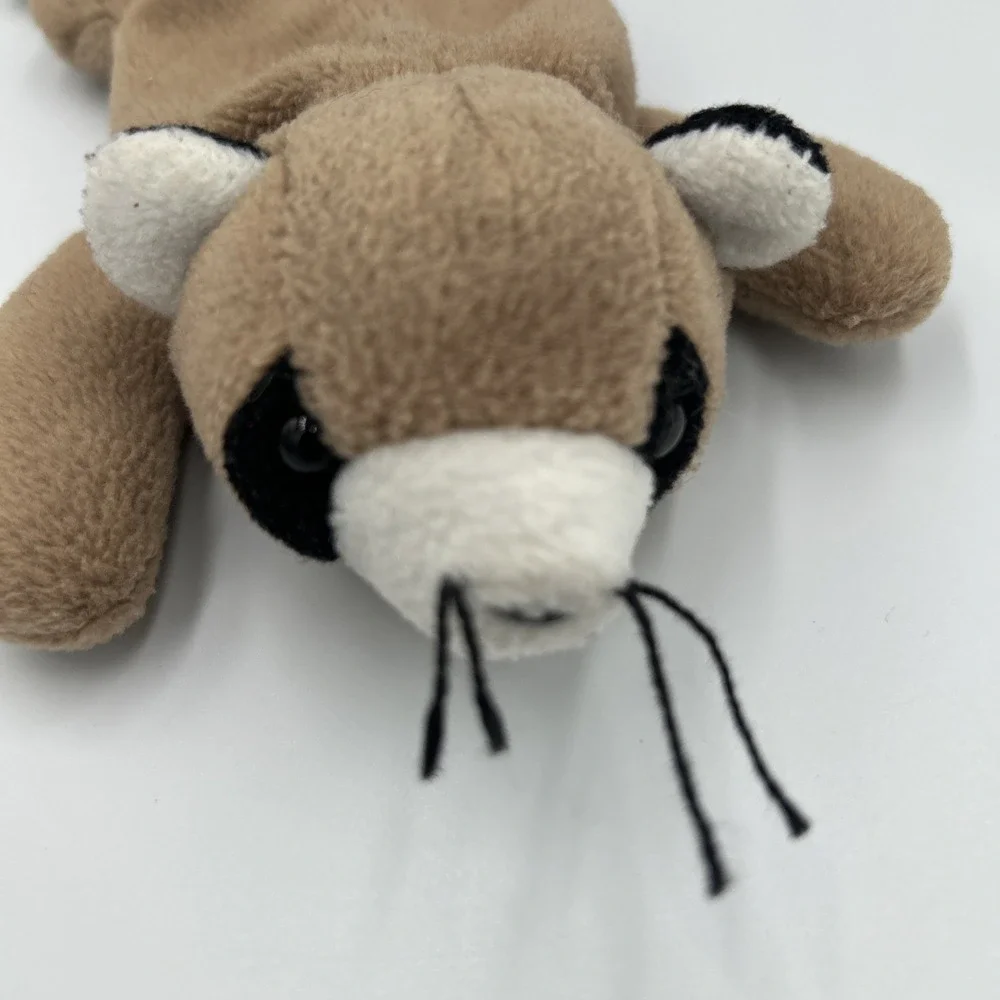 Ty Beanie‎ Babies Ringo The Raccoon 1995 Rare Vintage Retired Black Brown White